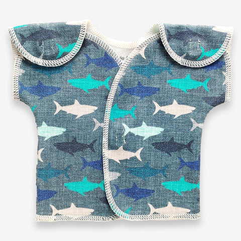 Organic Preemie T-Shirt // Baby Shark