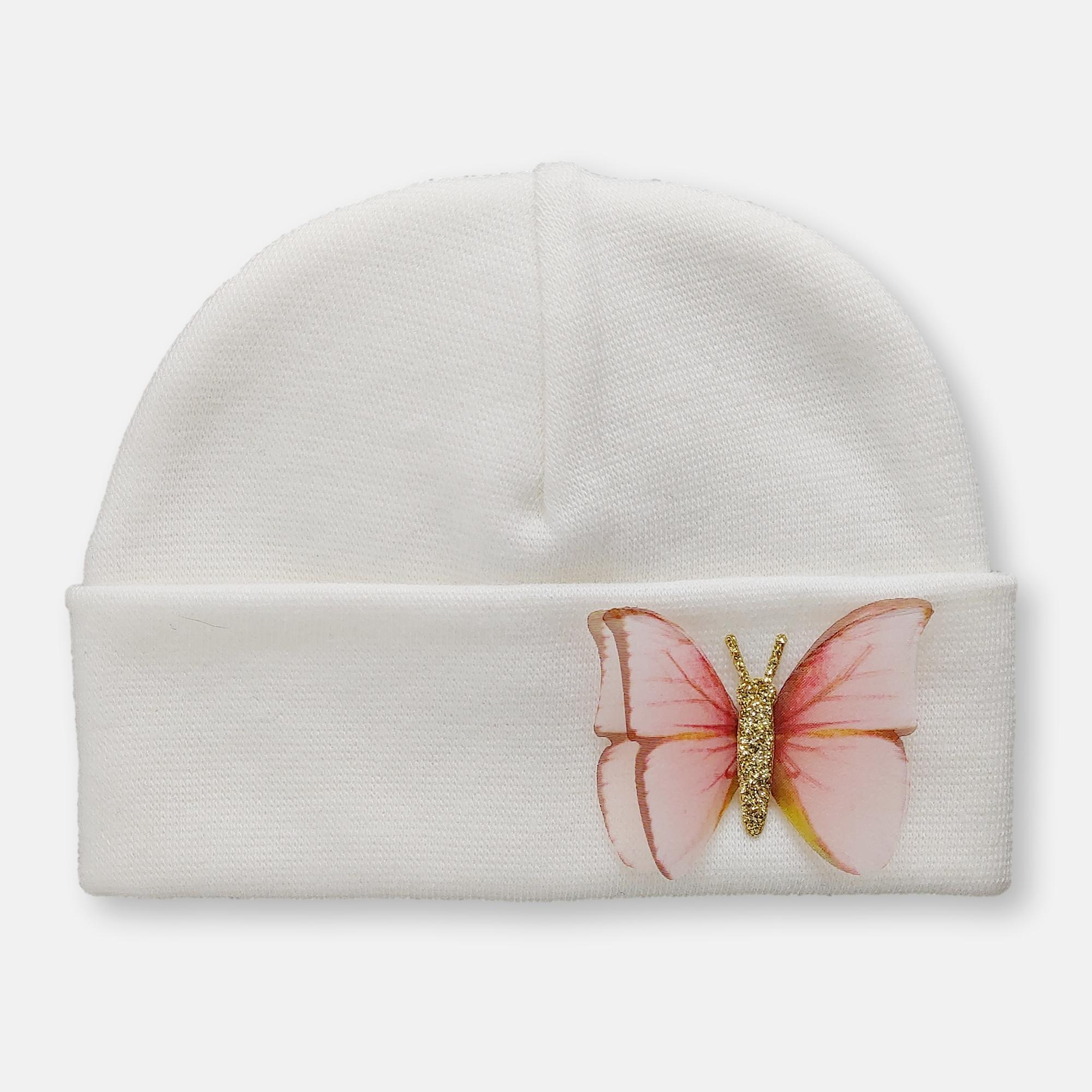 'Butterfly' Baby Hat // Blush