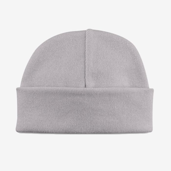 Basic Beanie Hat // Silver