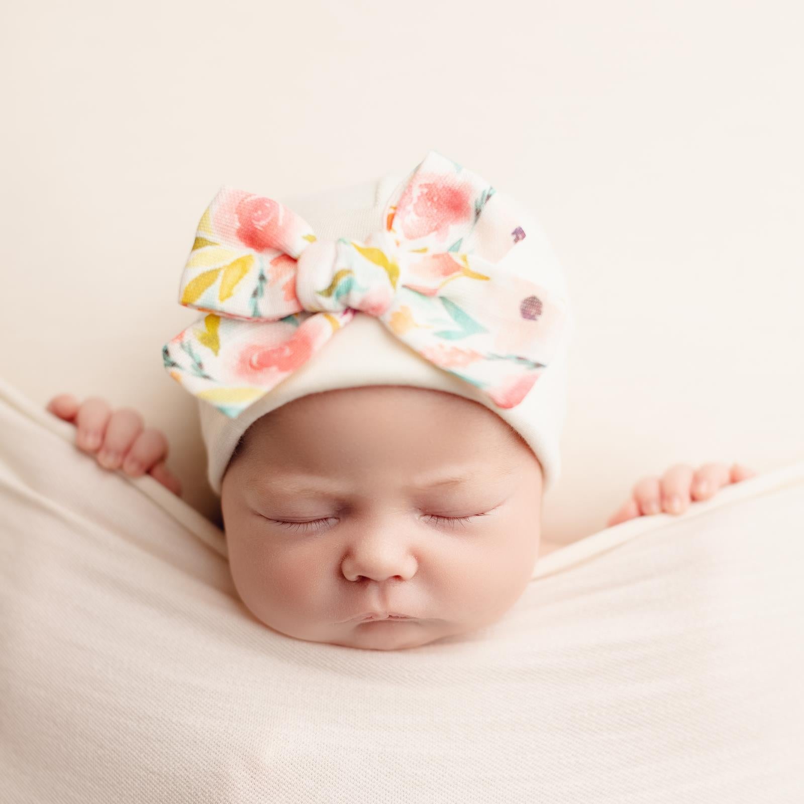 'Muslin Bow' Baby Hat // Sweet Magnolia