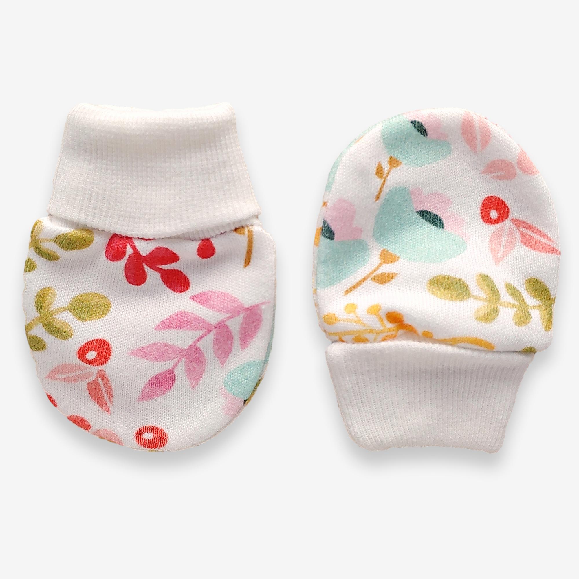Print Scratch Mittens // Whimsy Floral