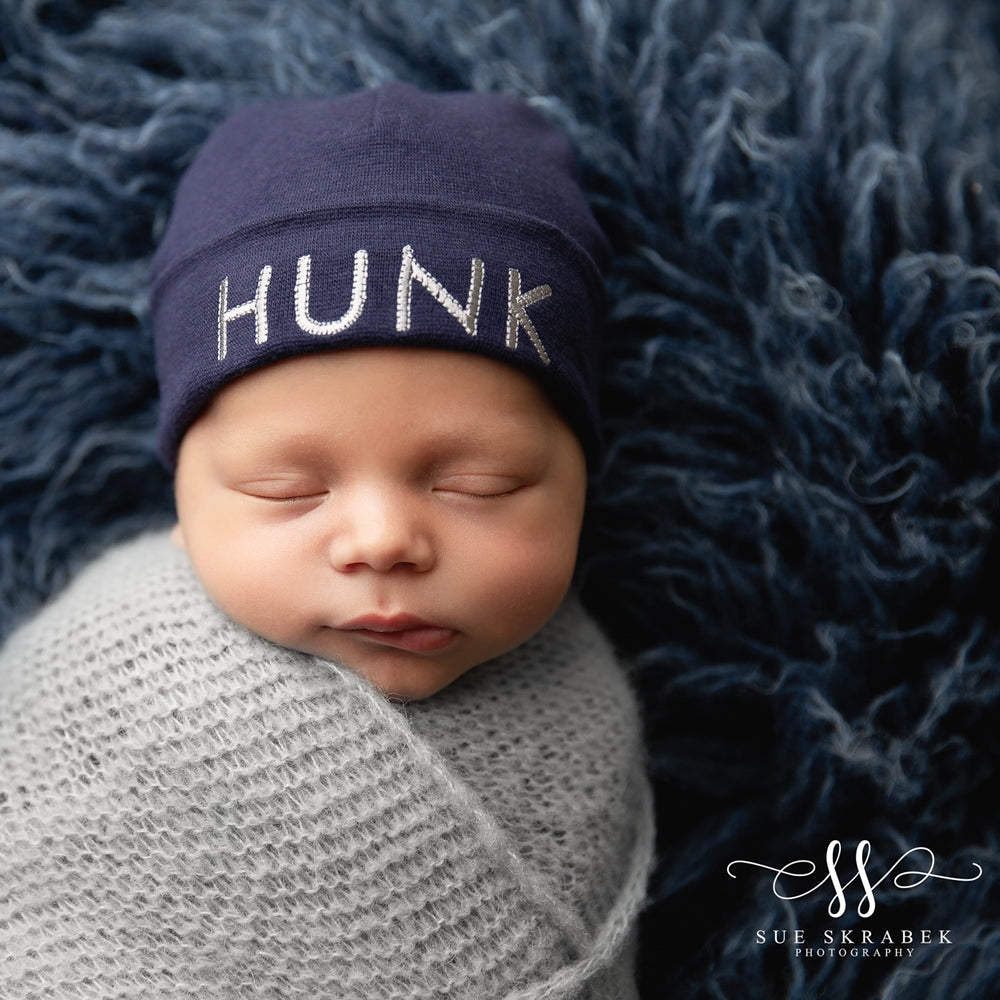 Embroidered Hat Navy // Hunk