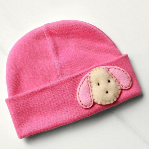 'Little Feltie' Fuchsia Baby Hat // Pink Puppy
