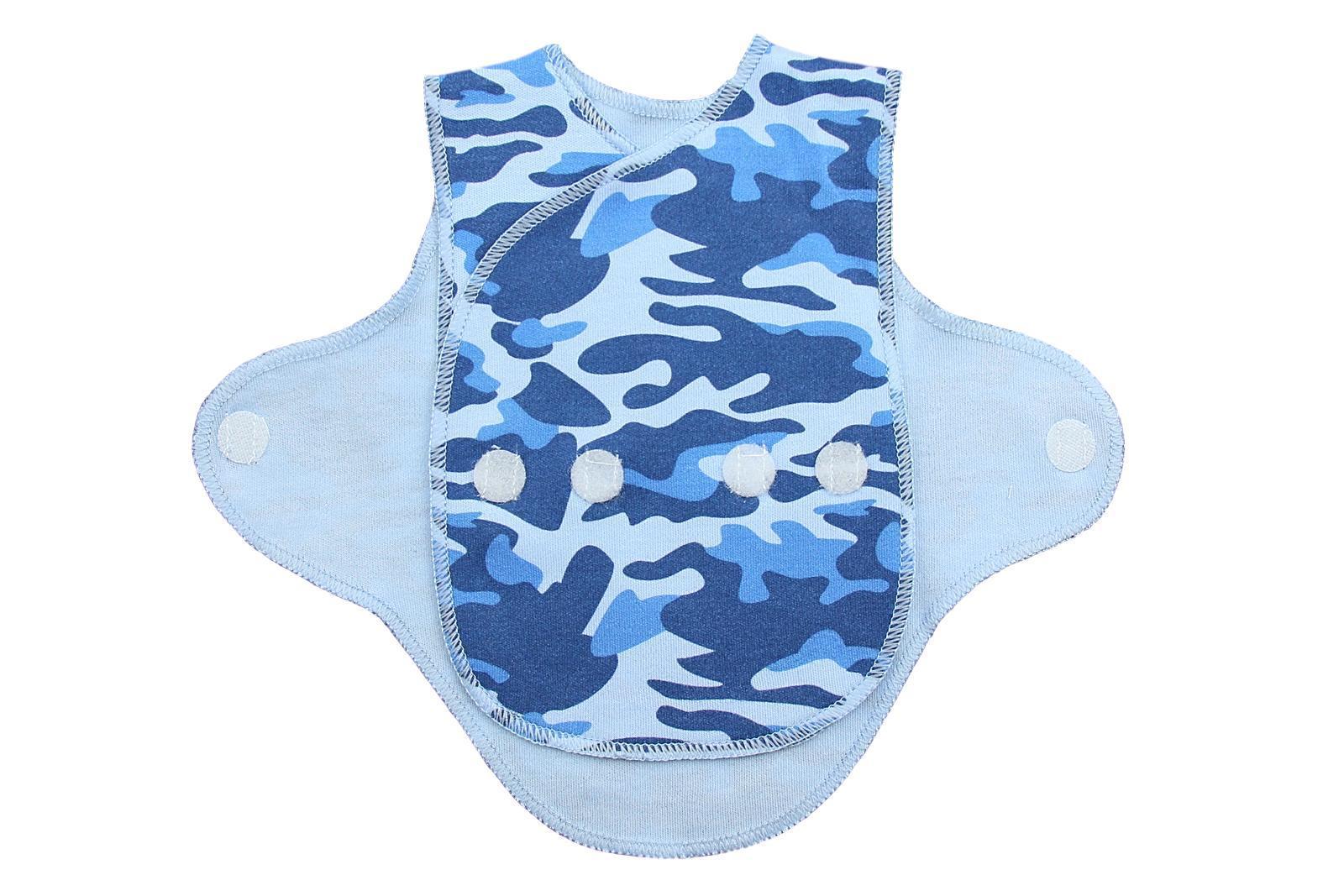 Preemie Wrap Set // Blue Camo-Preemie Clothing-UniqueKidz