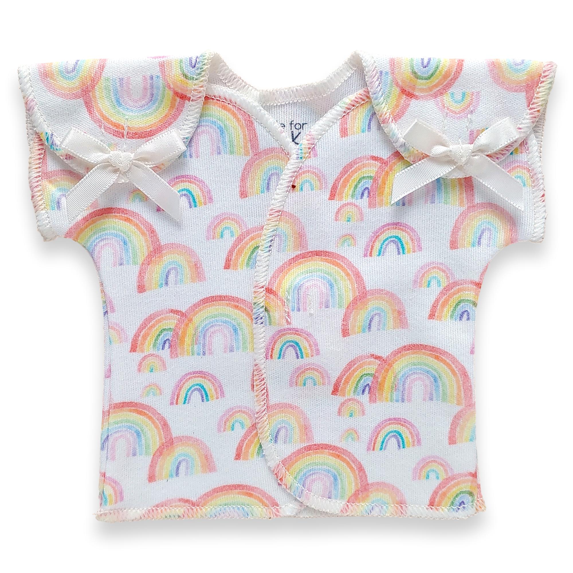Organic Preemie T-Shirt // Over the Rainbow