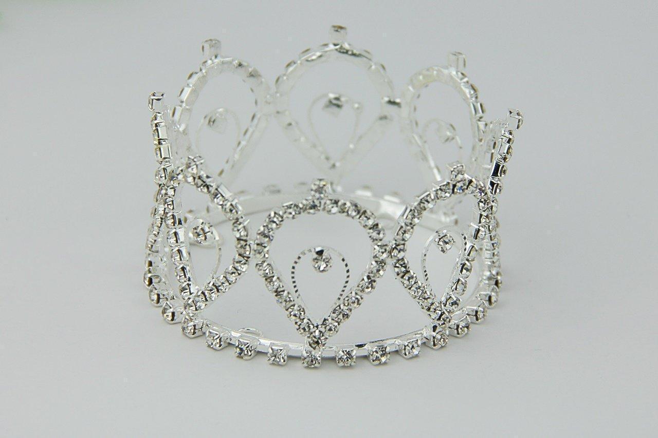 Rhinestone Mini Crown // Princess Cecily-Mini Crowns-UniqueKidz