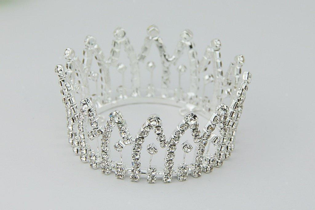 Rhinestone Mini Crown // Princess Jaelyn-Mini Crowns-UniqueKidz
